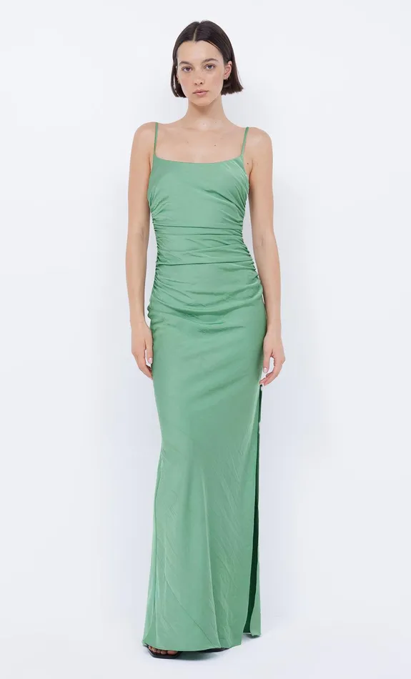 Bec Bridge Event Wear Dresses EMILIA SCOOP NECK DRESS Green Apple 8211 Women