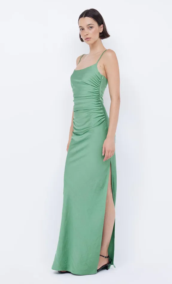 Bec Bridge Event Wear Dresses EMILIA SCOOP NECK DRESS Green Apple 8211 Women