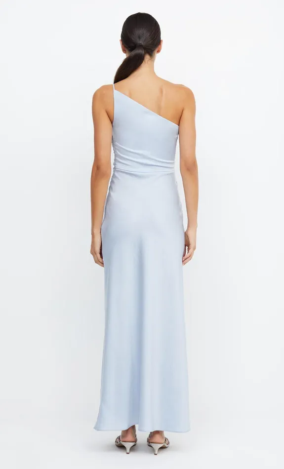 Bec Bridge Event Wear Dresses ETERNITY ASYM MAXI DRESS Dusty Blue 8211 Women