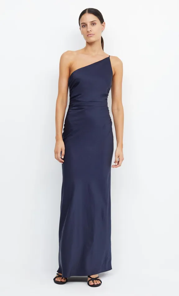 Bec Bridge Event Wear Dresses ETERNITY ASYM MAXI DRESS Ink 8211 Women
