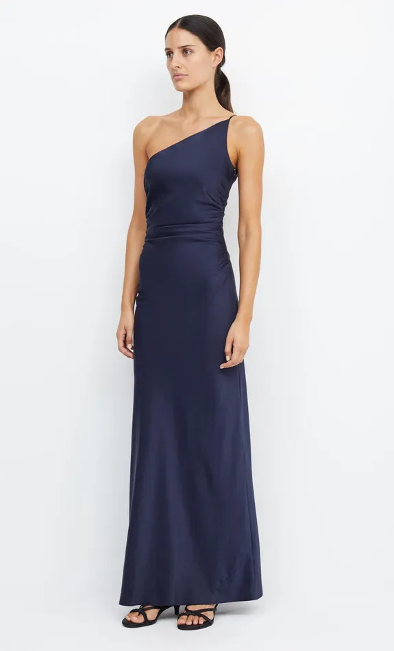 Bec Bridge Event Wear Dresses ETERNITY ASYM MAXI DRESS Ink 8211 Women