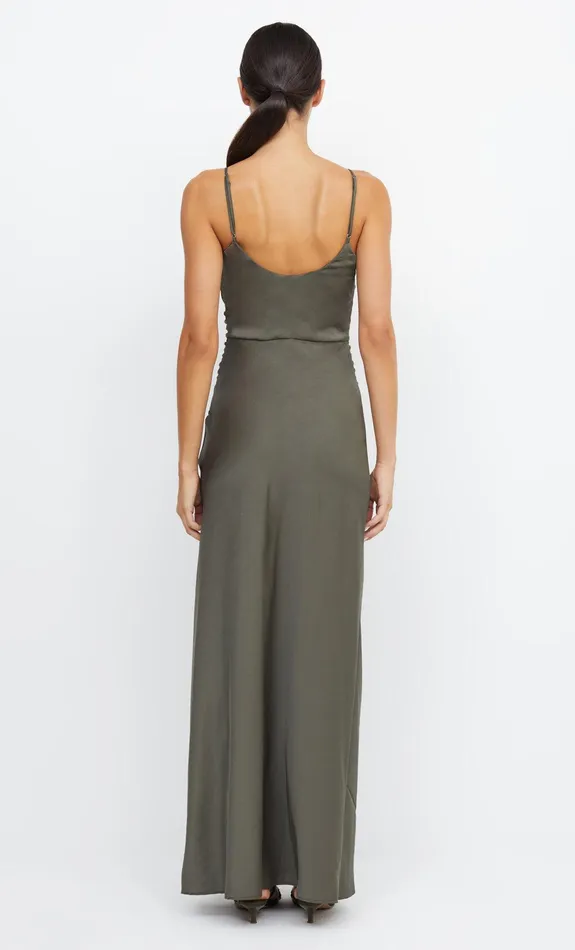 Bec Bridge Event Wear Dresses ETERNITY SCOOP MAXI DRESS Dark Willow 8211 Women