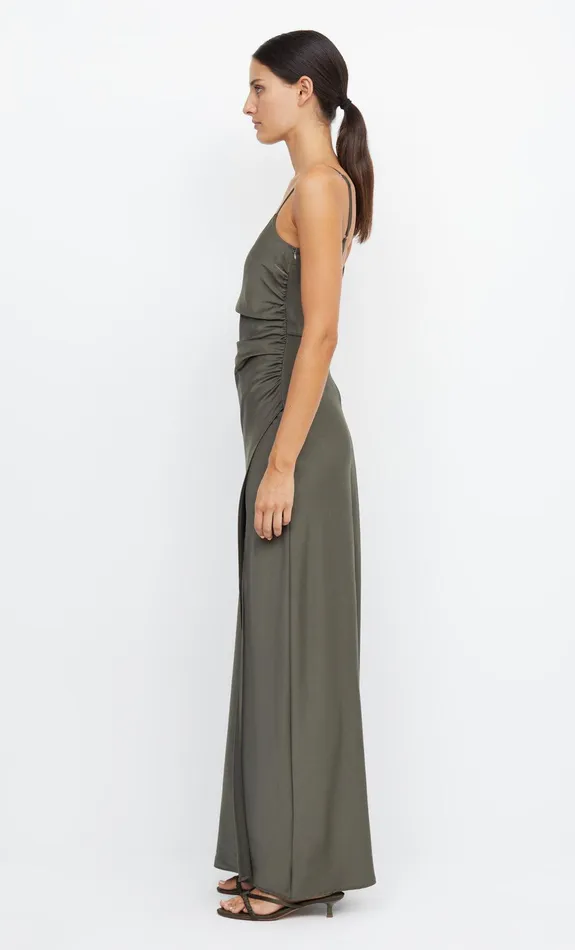 Bec Bridge Event Wear Dresses ETERNITY SCOOP MAXI DRESS Dark Willow 8211 Women