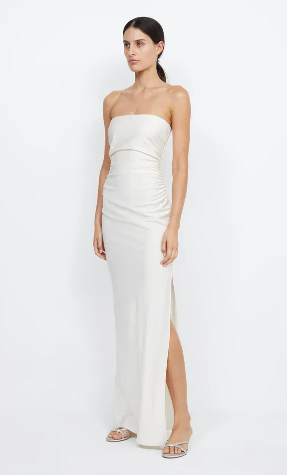 Bec Bridge Event Wear Dresses ETERNITY STRAPLESS MAXI Cream 8211 Women