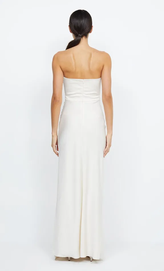 Bec Bridge Event Wear Dresses ETERNITY STRAPLESS MAXI Cream 8211 Women