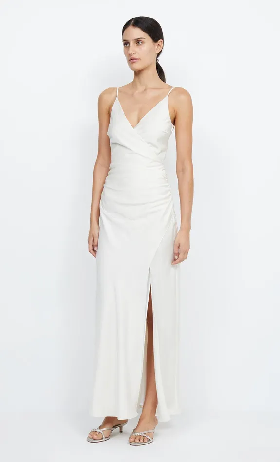Bec Bridge Event Wear Dresses ETERNITY V MAXI DRESS Cream 8211 Women