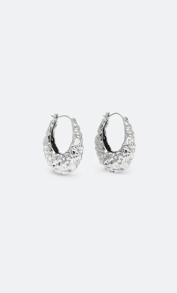 Bec Bridge Event Wear Dresses GIULIA HOOP EARRING Silver 8211 Women