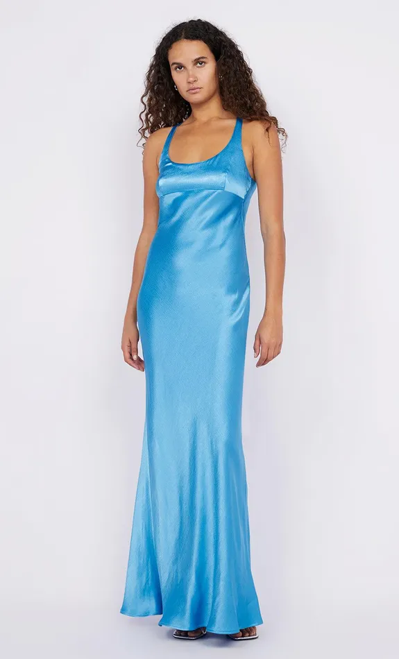 Bec Bridge Event Wear Dresses MAXINA CROSSOVER DRESS Sapphire 8211 Women