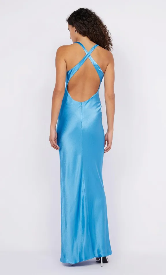 Bec Bridge Event Wear Dresses MAXINA CROSSOVER DRESS Sapphire 8211 Women