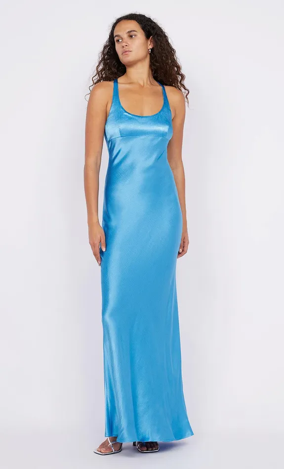 Bec Bridge Event Wear Dresses MAXINA CROSSOVER DRESS Sapphire 8211 Women