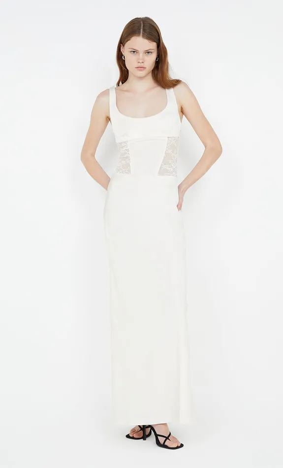 Bec Bridge Event Wear Dresses OLIMPIA CORSET DRESS Cream 8211 Women