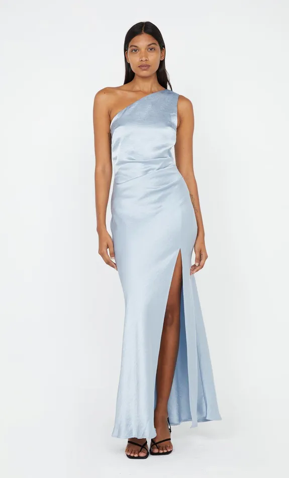 Bec Bridge Event Wear Dresses THE DREAMER ASYM DRESS Dusty Blue 8211 Women