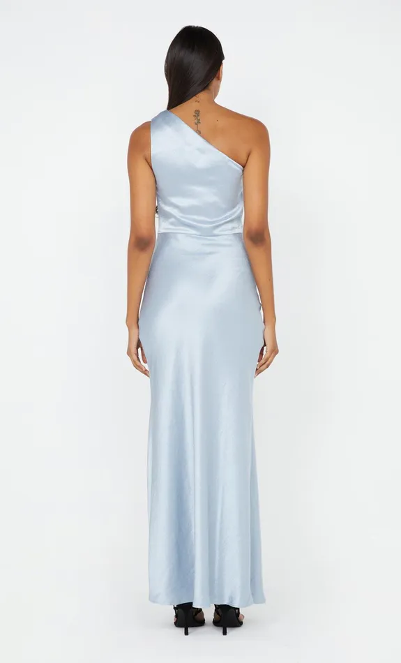 Bec Bridge Event Wear Dresses THE DREAMER ASYM DRESS Dusty Blue 8211 Women