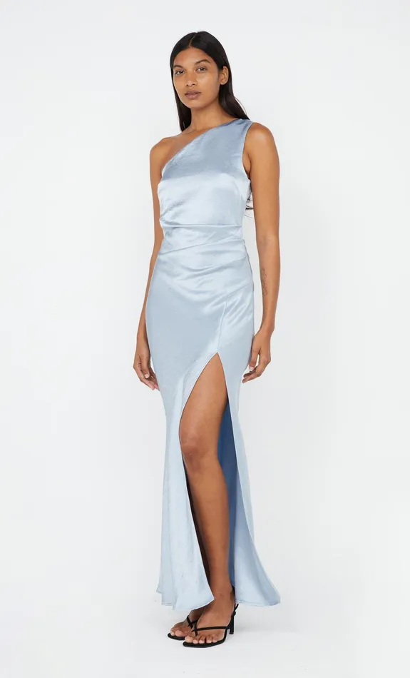 Bec Bridge Event Wear Dresses THE DREAMER ASYM DRESS Dusty Blue 8211 Women