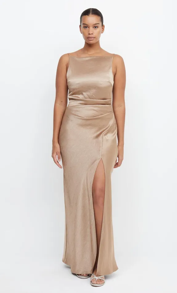 Bec Bridge Event Wear Dresses THE DREAMER MAXI DRESS Golden 8211 Women