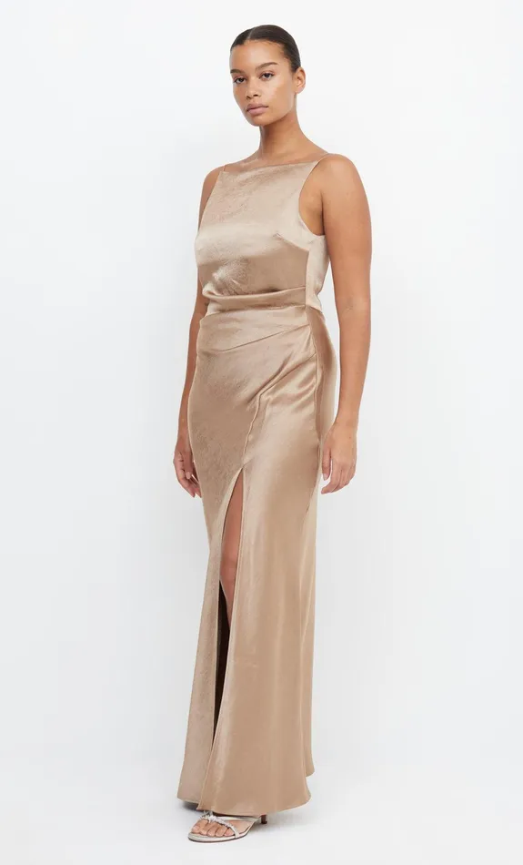 Bec Bridge Event Wear Dresses THE DREAMER MAXI DRESS Golden 8211 Women