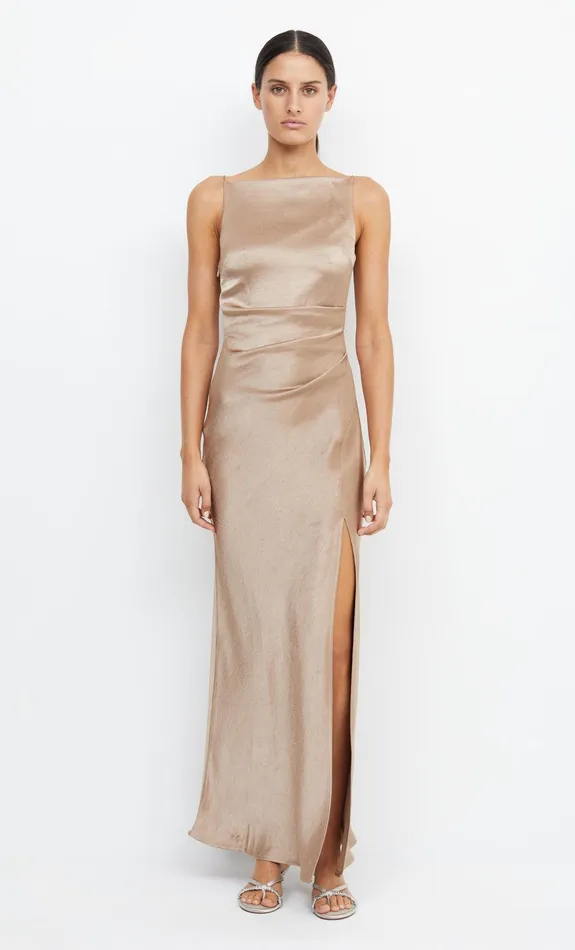 Bec Bridge Event Wear Dresses THE DREAMER MAXI DRESS Golden 8211 Women