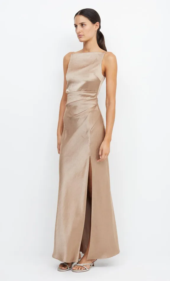 Bec Bridge Event Wear Dresses THE DREAMER MAXI DRESS Golden 8211 Women