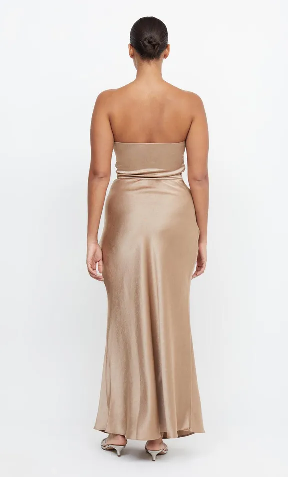 Bec Bridge Event Wear Dresses THE DREAMER STRAPLESS DRESS Golden 8211 Women