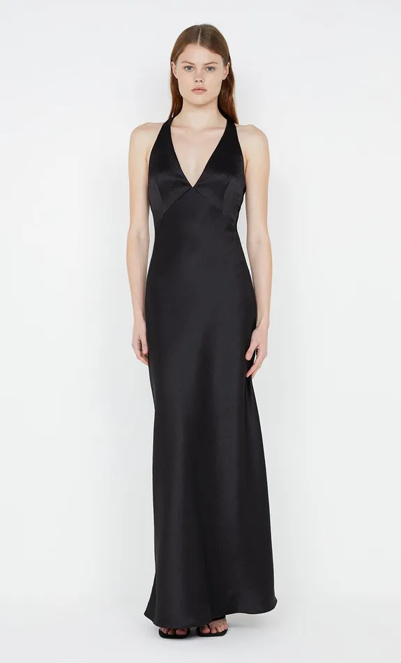 Bec Bridge Event Wear Dresses THE DREAMER V NECK DRESS Black 8211 Women