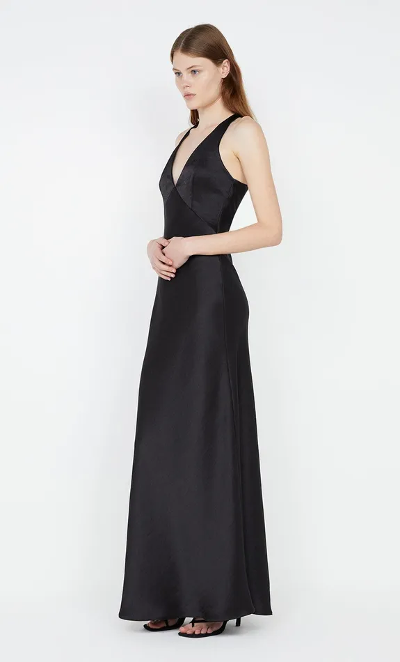 Bec Bridge Event Wear Dresses THE DREAMER V NECK DRESS Black 8211 Women