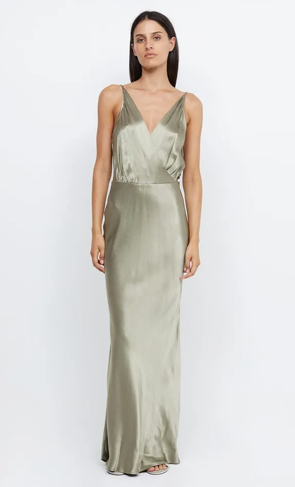 Bec Bridge Event Wear Dresses TI AMO V MAXI DRESS Sage 8211 Women