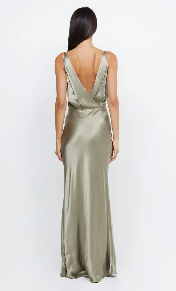 Bec Bridge Event Wear Dresses TI AMO V MAXI DRESS Sage 8211 Women