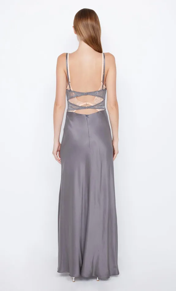 Bec Bridge Maxi Dresses AMORAS CUT OUT DRESS Greypeach 8211 Women