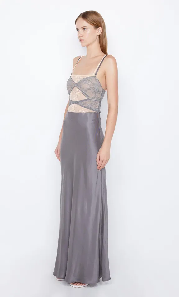Bec Bridge Maxi Dresses AMORAS CUT OUT DRESS Greypeach 8211 Women