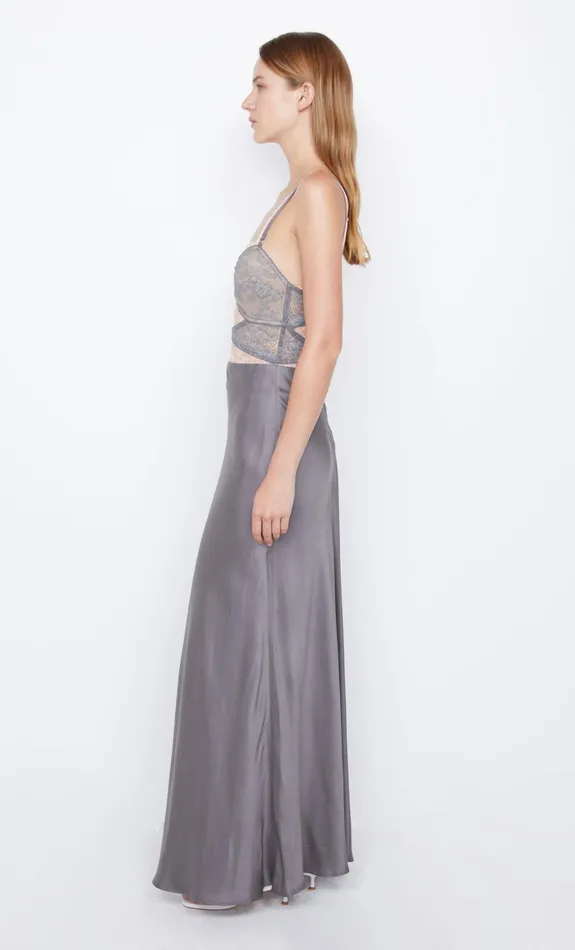Bec Bridge Maxi Dresses AMORAS CUT OUT DRESS Greypeach 8211 Women