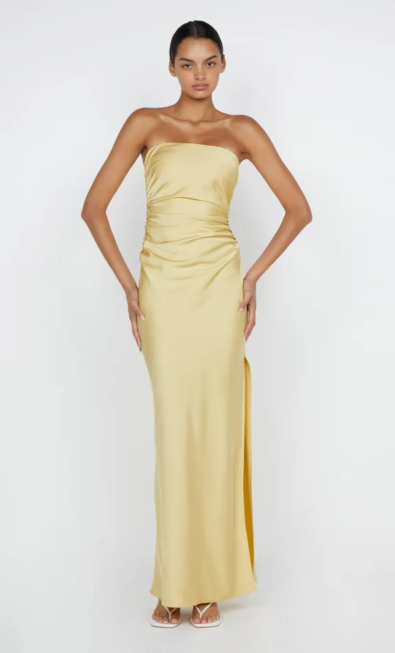 Bec Bridge Maxi Dresses ETERNITY STRAPLESS MAXI DRESS Citrus 8211 Women