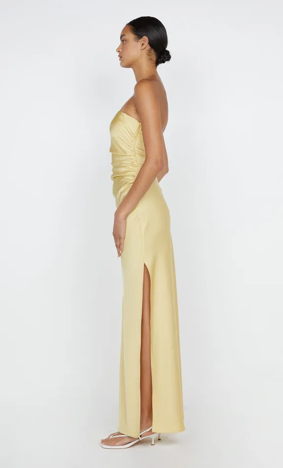 Bec Bridge Maxi Dresses ETERNITY STRAPLESS MAXI DRESS Citrus 8211 Women
