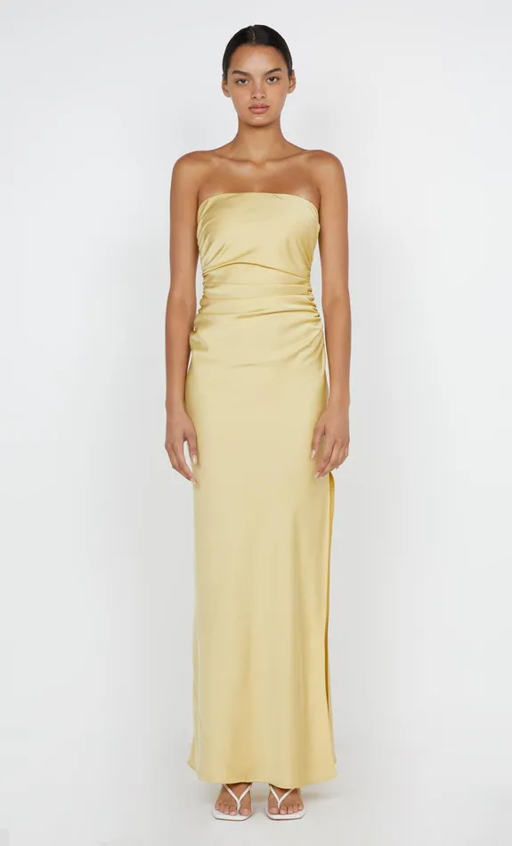 Bec Bridge Maxi Dresses ETERNITY STRAPLESS MAXI DRESS Citrus 8211 Women