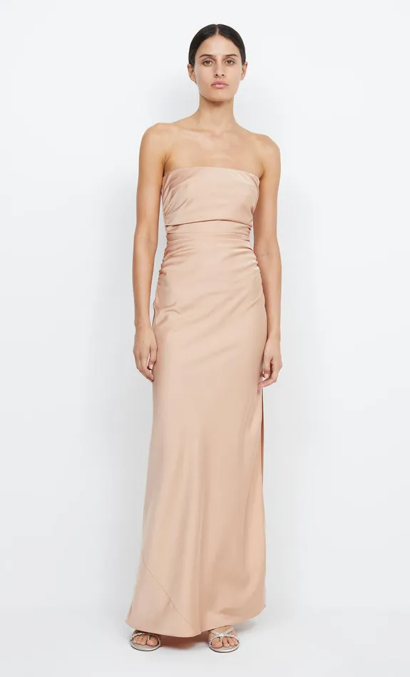 Bec Bridge Maxi Dresses ETERNITY STRAPLESS MAXI Rose Gold 8211 Women