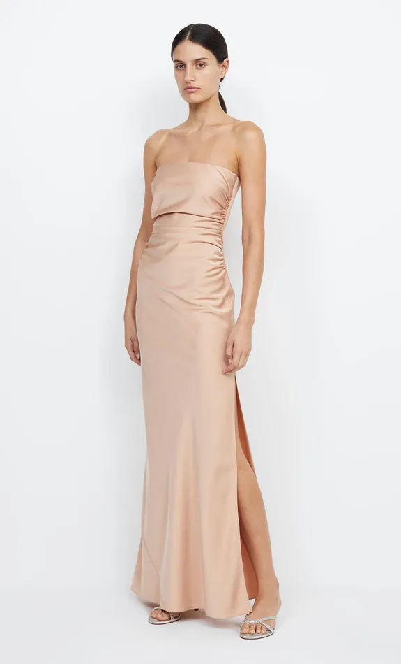 Bec Bridge Maxi Dresses ETERNITY STRAPLESS MAXI Rose Gold 8211 Women