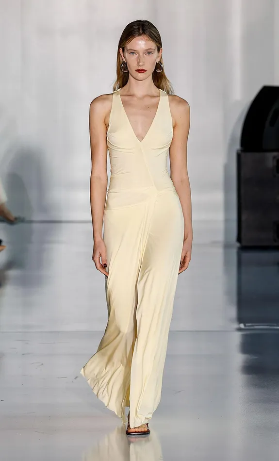 Bec Bridge Maxi Dresses GRETA GOWN Butter 8211 Women