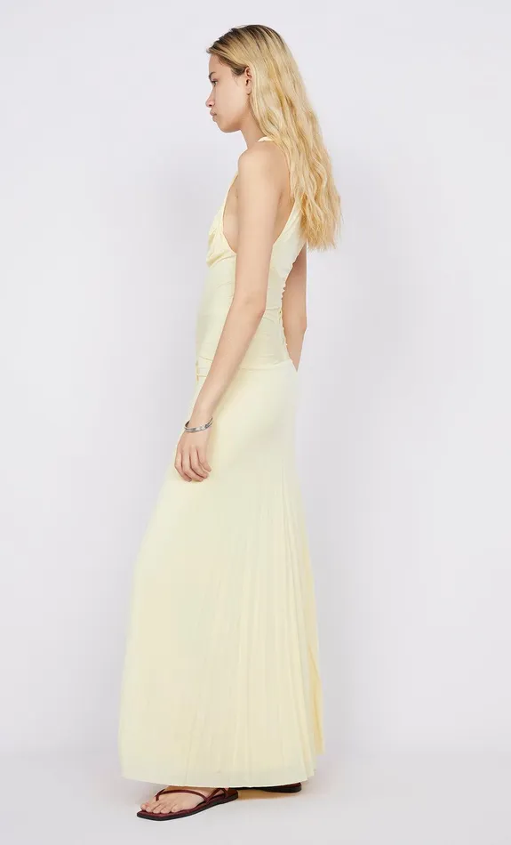 Bec Bridge Maxi Dresses GRETA GOWN Butter 8211 Women