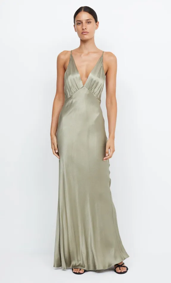 Bec Bridge Maxi Dresses MOON DANCE V MAXI DRESS Sage 8211 Women