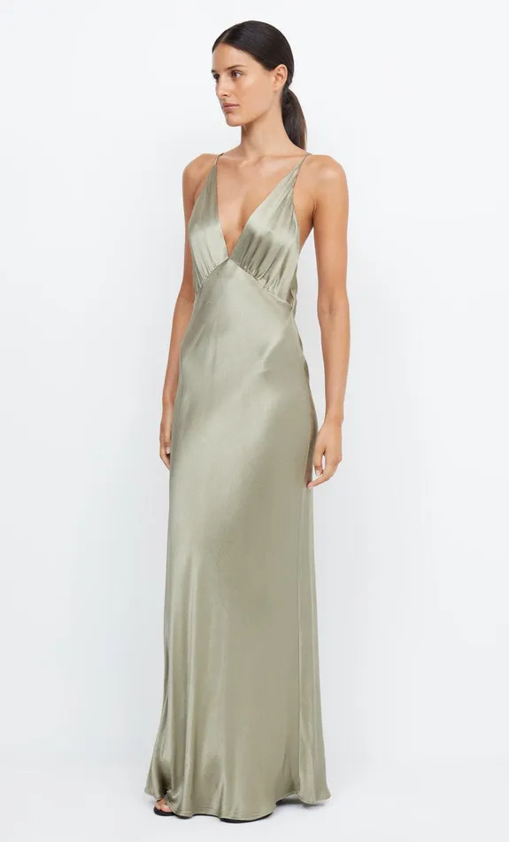 Bec Bridge Maxi Dresses MOON DANCE V MAXI DRESS Sage 8211 Women