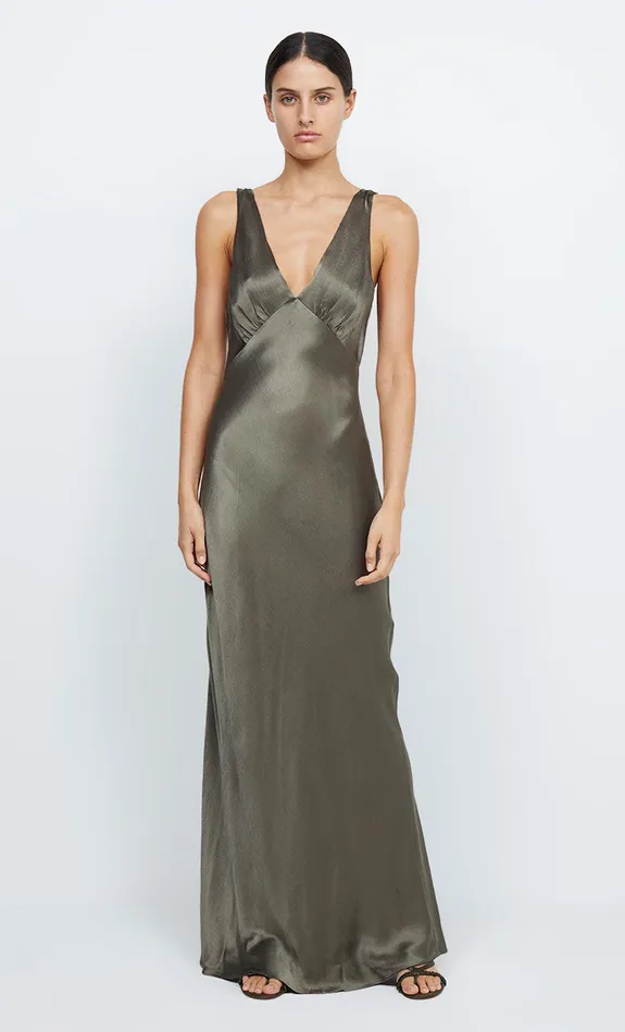 Bec Bridge Maxi Dresses MOON DANCE VERONA DRESS Dark Willow 8211 Women