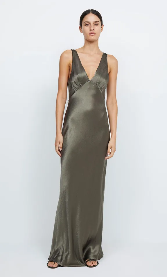 Bec Bridge Maxi Dresses MOON DANCE VERONA DRESS Dark Willow 8211 Women