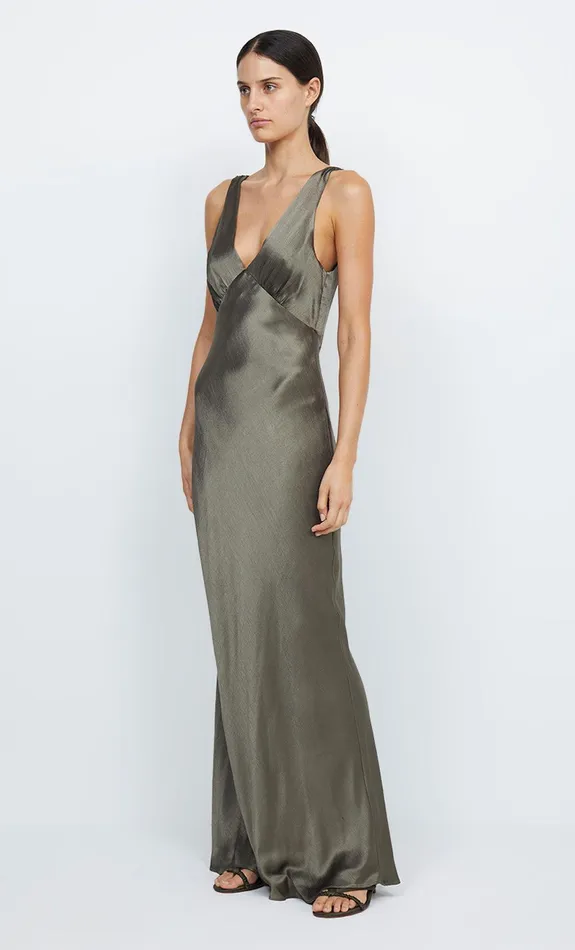 Bec Bridge Maxi Dresses MOON DANCE VERONA DRESS Dark Willow 8211 Women