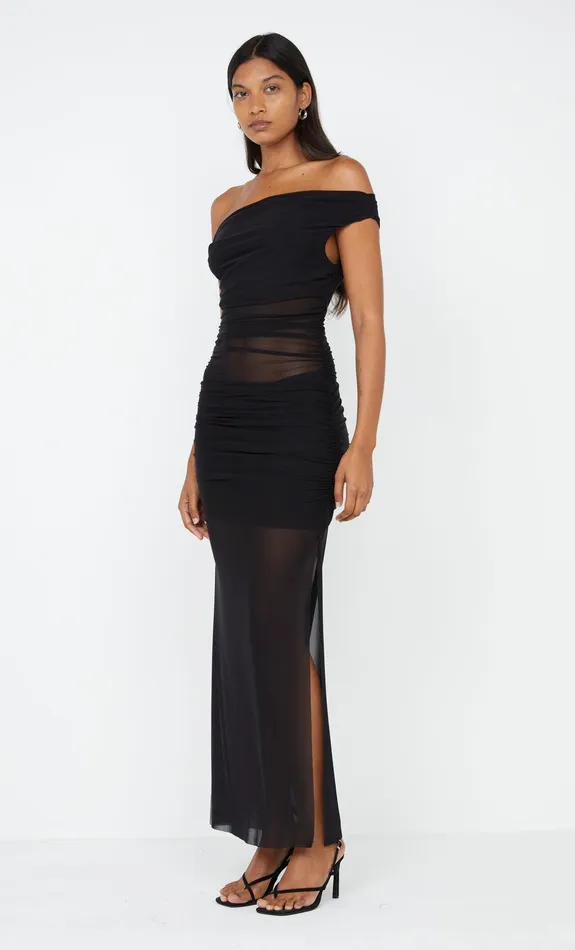 Bec Bridge Maxi Dresses PIA OFF SHOULDER DRESS Black 8211 Women
