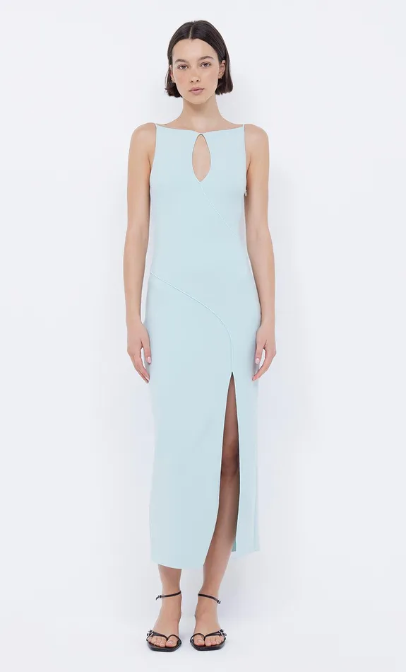 Bec Bridge Midi Dresses MARIELLE SPLIT DRESS Mist 8211 Women