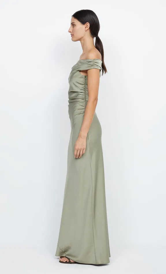 Bec Bridge Prom Dresses ETERNITY OFF SHOULDER MAXI Sage 8211 Women