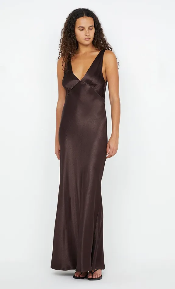 Bec Bridge Prom Dresses MOON DANCE VERONA DRESS Dark Chocolate 8211 Women
