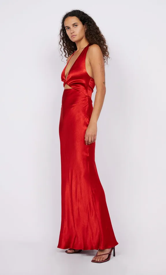 Bec Bridge Prom Dresses SABIA TWIST DRESS Rouge 8211 Women