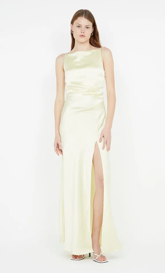 Bec Bridge Prom Dresses THE DREAMER MAXI DRESS Ice Yellow 8211 Women