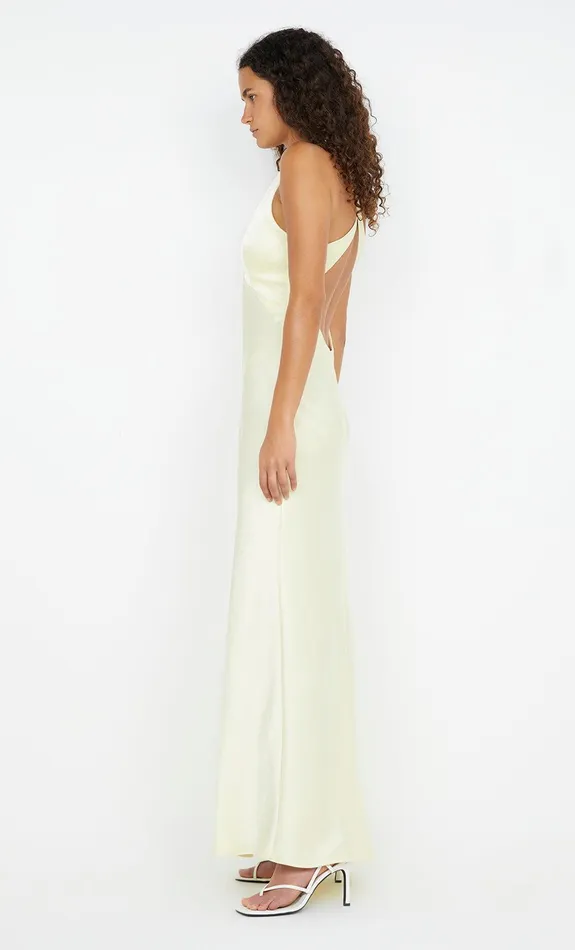 Bec Bridge Prom Dresses THE DREAMER V NECK DRESS Ice Yellow 8211 Women
