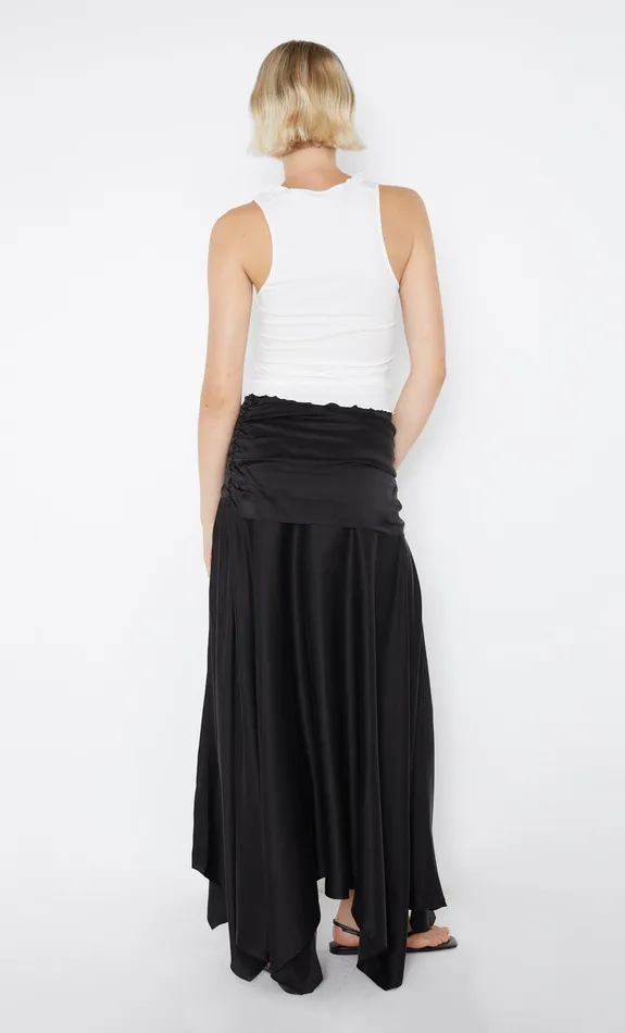 Bec Bridge Skirts CHANTILLY SILK RUCHED SKIRT Black 8211 Women